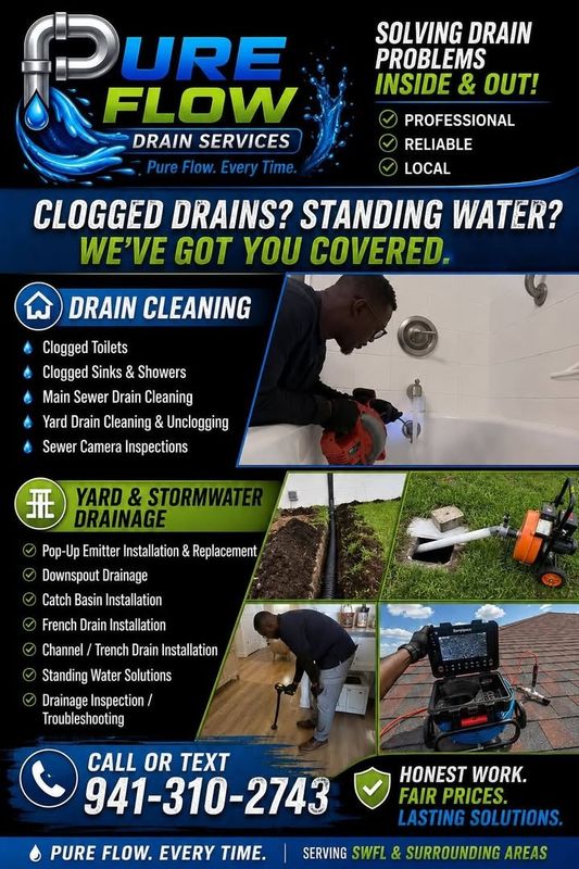 Drain Cleaning & Unclogging