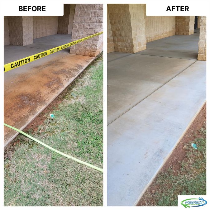 Driveway and Sidewalk Cleaning