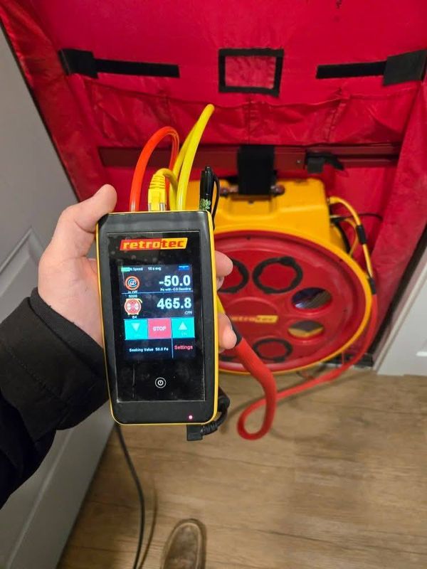 Blower Door Testing