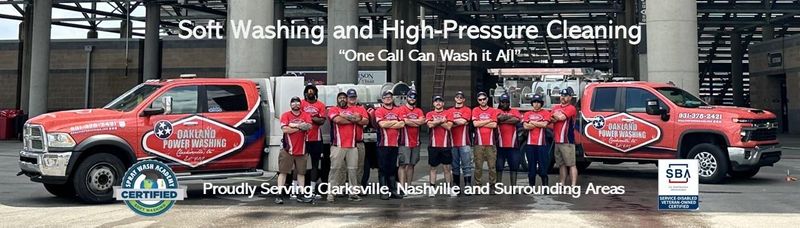 Store front exterior cleaning