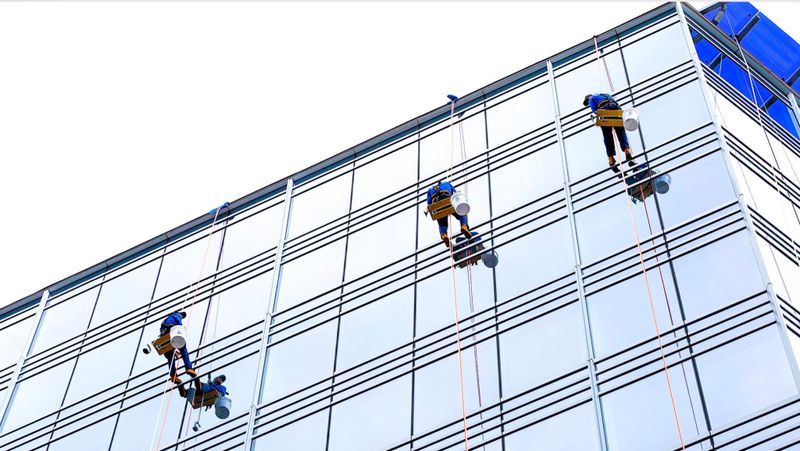 Exterior Commercial Buildings Pressure Cleaning Services
