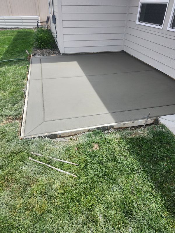 Patio installation