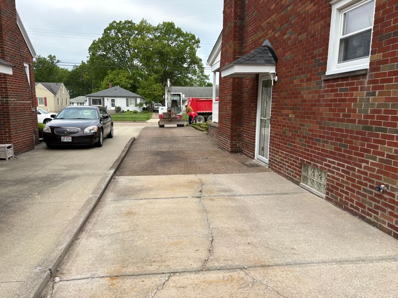 Driveway tear out and replacement