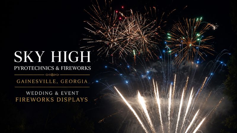 Professional Wedding & Event Fireworks Displays in Gainesville, Georgia
