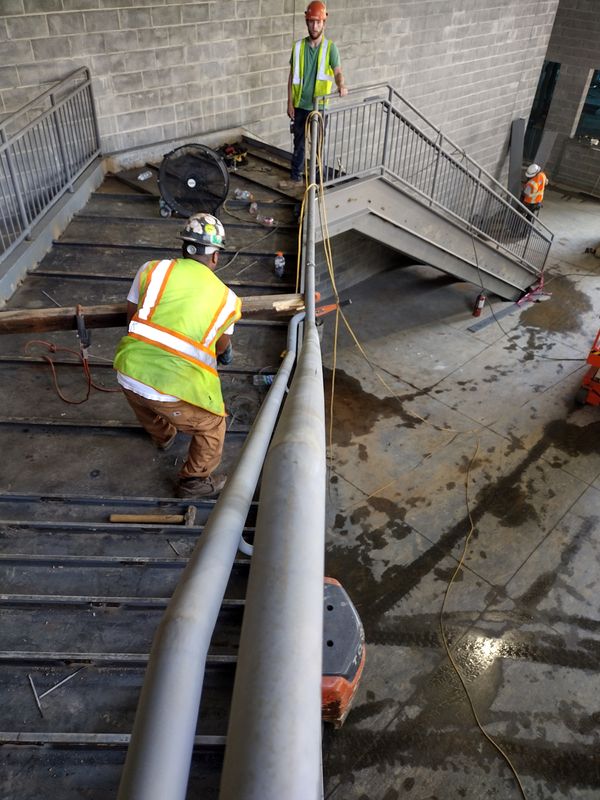 Structural Stair and Rail Erecting