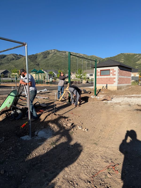 We Donated Our Time and Materials to Help Build This Park