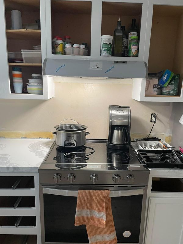 Backsplash Install 