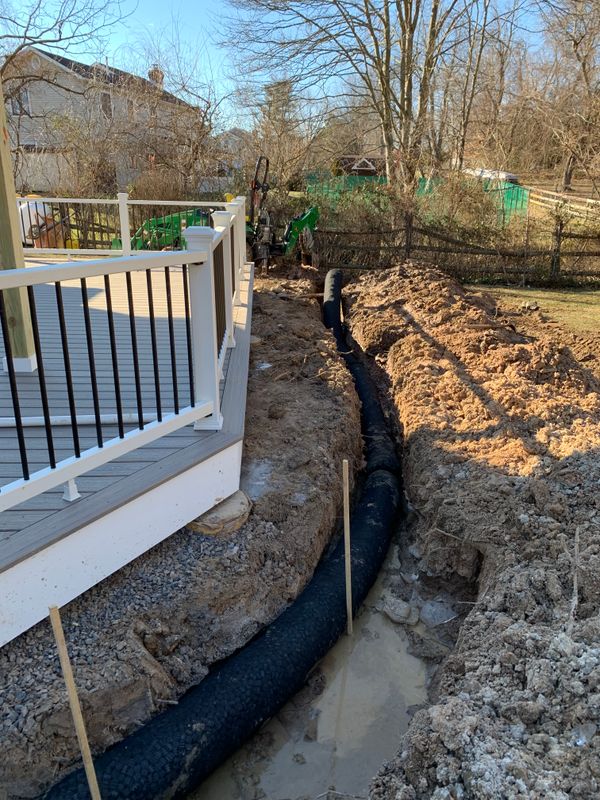 Outdoor French Drains