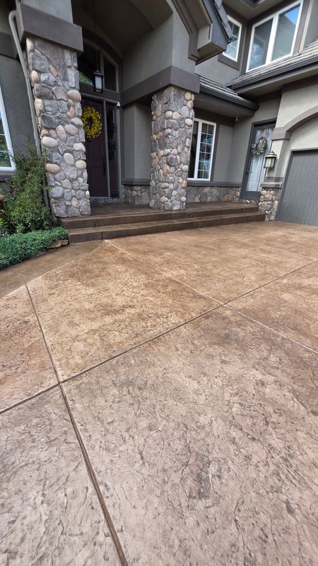 Stamped Concrete Installation