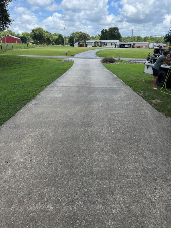 Driveway and Sidewalk Cleaning