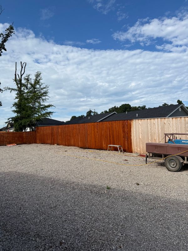 Fence Staining
