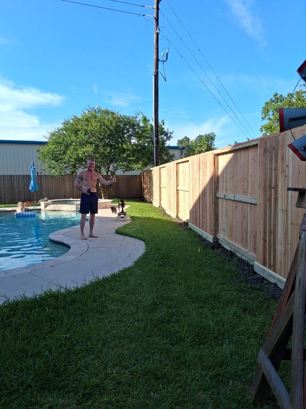Residential Wooden Privacy Fencing