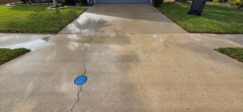 Transforming Curb Appeal: Blue Stream's Driveway Pressure Washing Success in Providence Lakes, Brandon FL