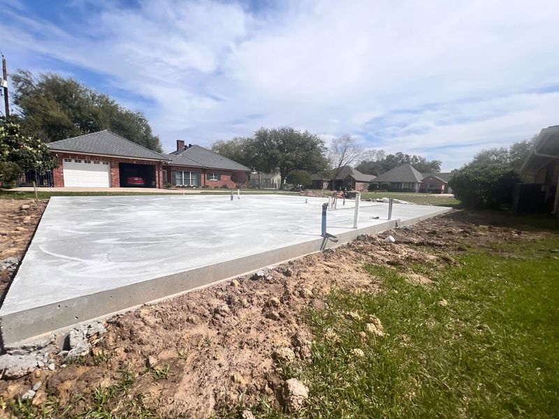 Pool House Construction