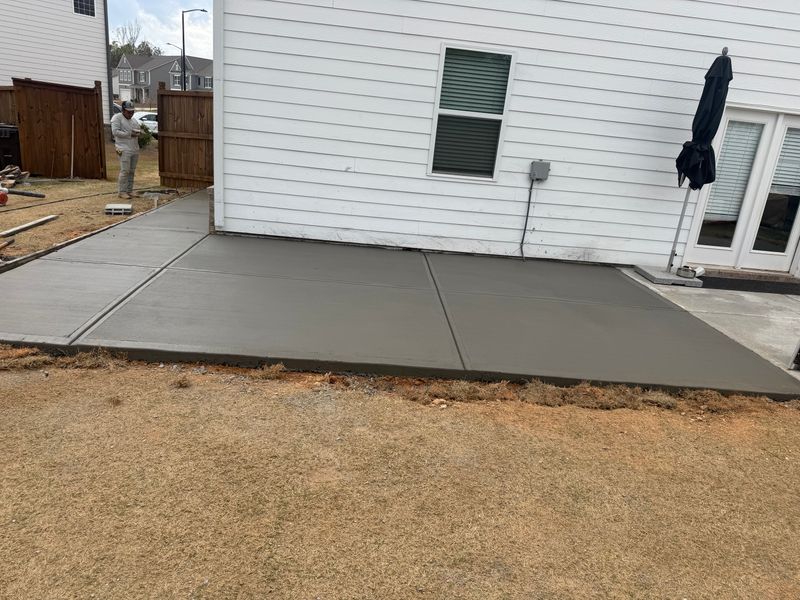 Concrete patios