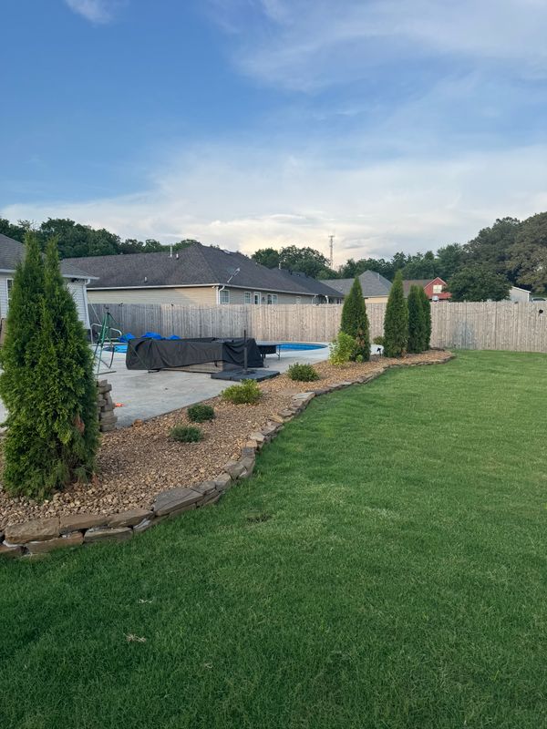 Stone Wall Installation
