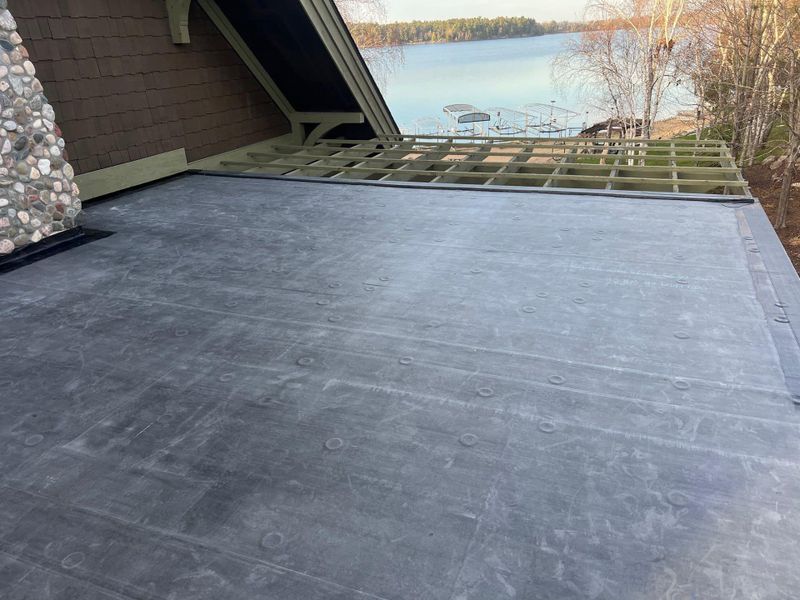 Low Slope rubber Roofing Installation