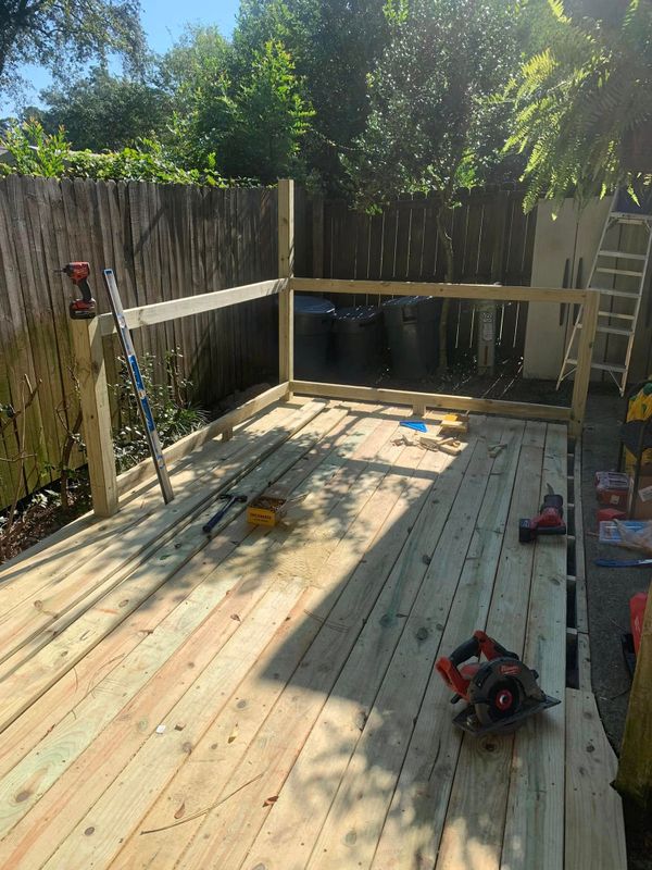 Custom Deck and Patio Construction