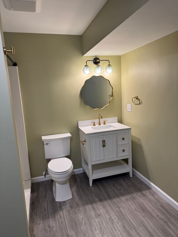 Edgar basement bathroom