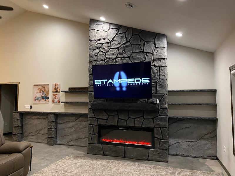 Interior fireplace & feature walls 