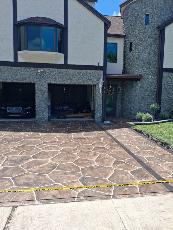 Decorative Concrete Overlay