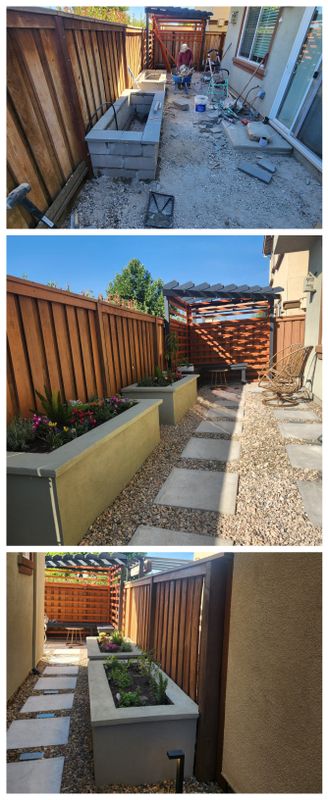 Landscaping installation