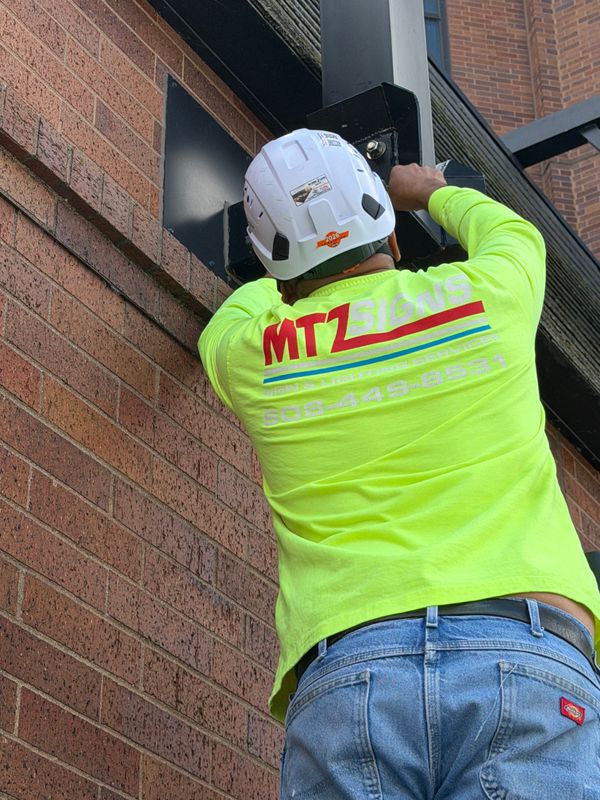 High Rise Sign Design // Install