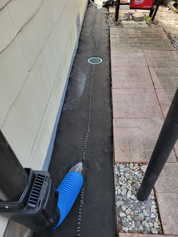 French Drain Installation