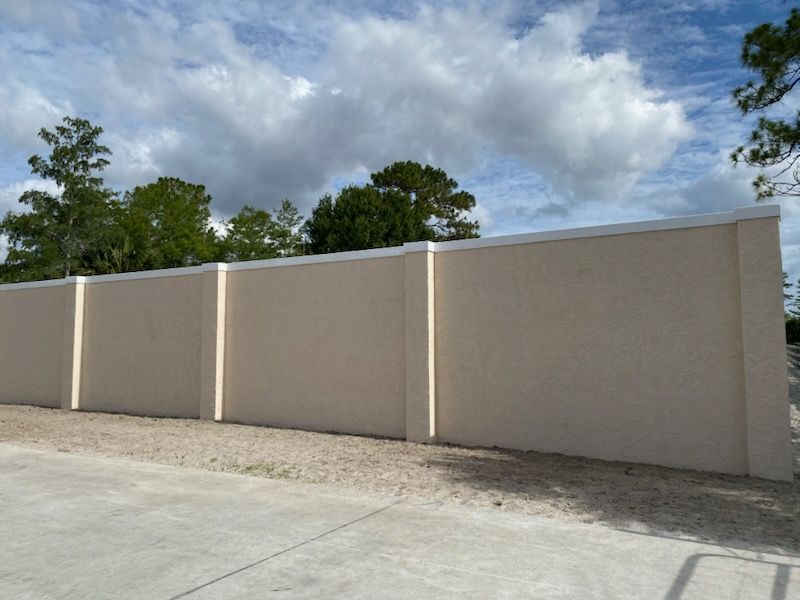 Wooden or Concrete Mirror Wall