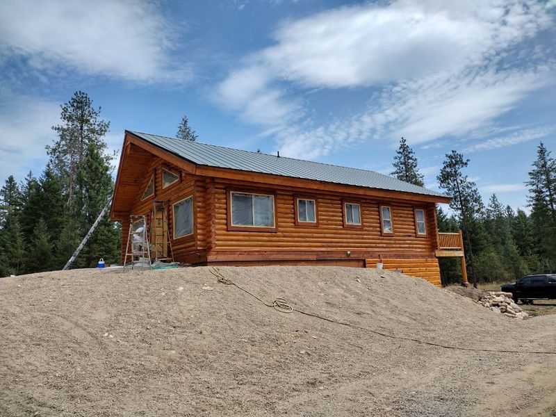 Log Homes Refinishing