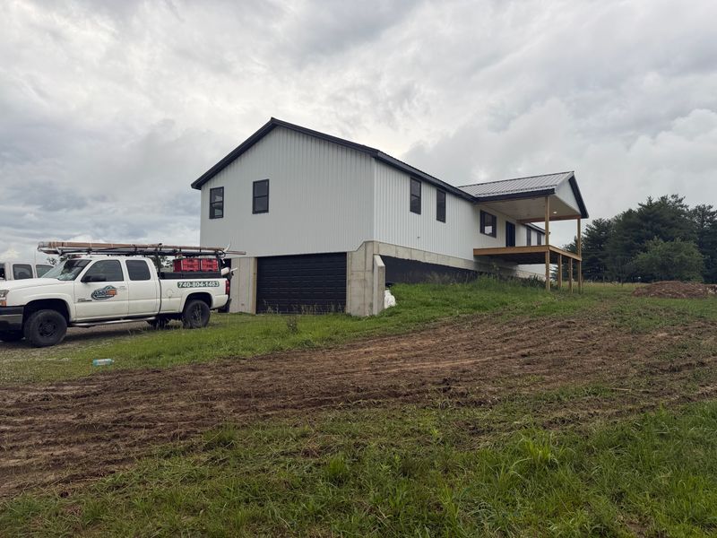 Garage Door Install With Full Framing on a New Build