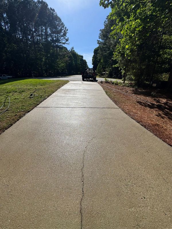 Driveway Pressure Washing