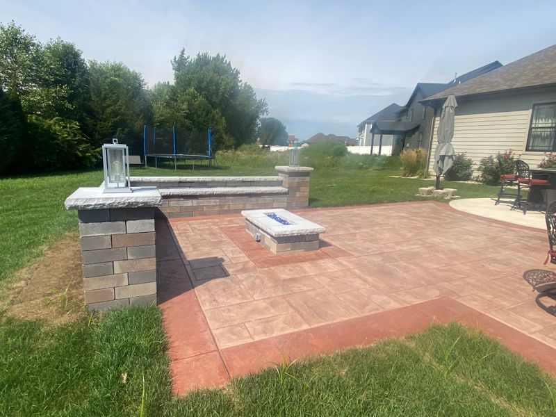Stamped Concrete Installation