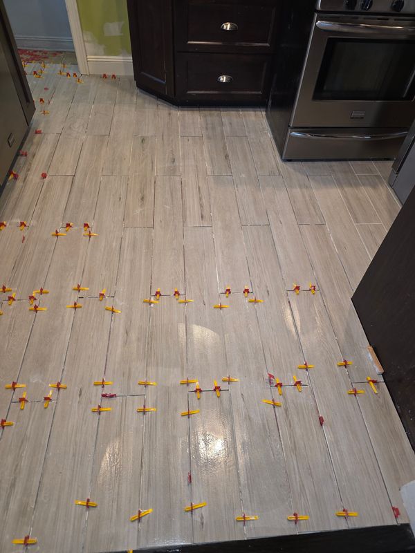 Kitchen Porcelain Tile Flooring