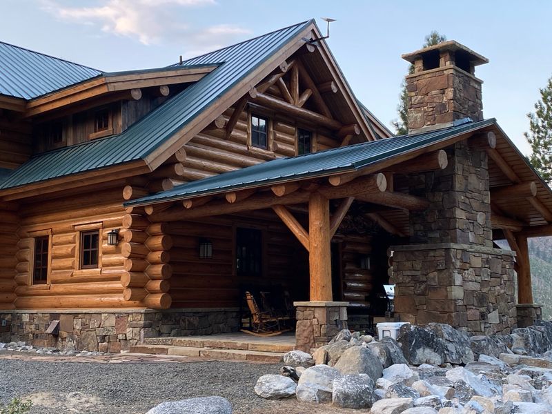 Log Homes Refinishing