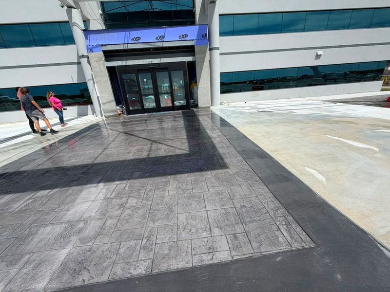 Stamped Concrete Installation