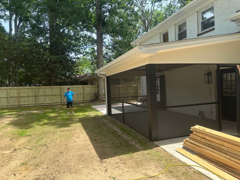 (Before & After) Deck and Screened Porch