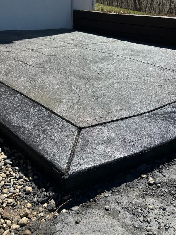 Stamped Concrete Installation