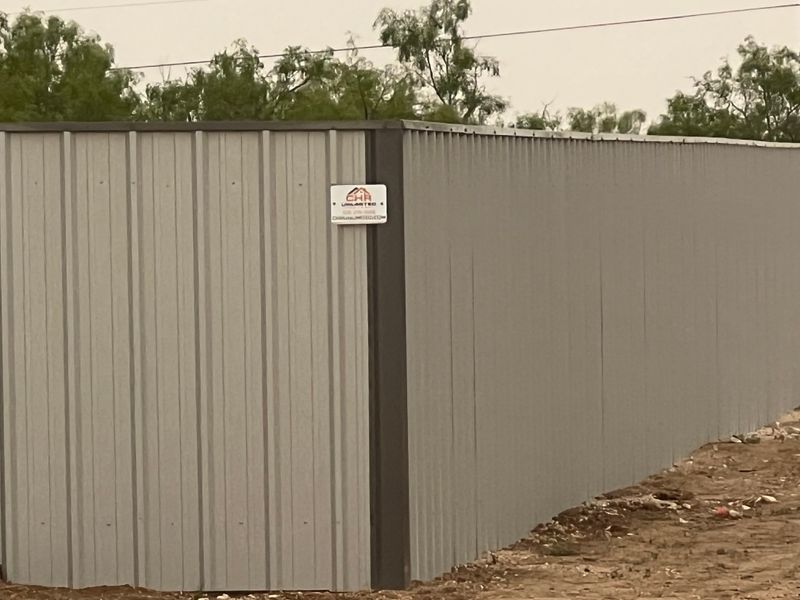 Sheet Metal Fencing