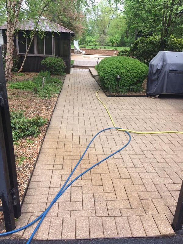 Driveway and Sidewalk Cleaning