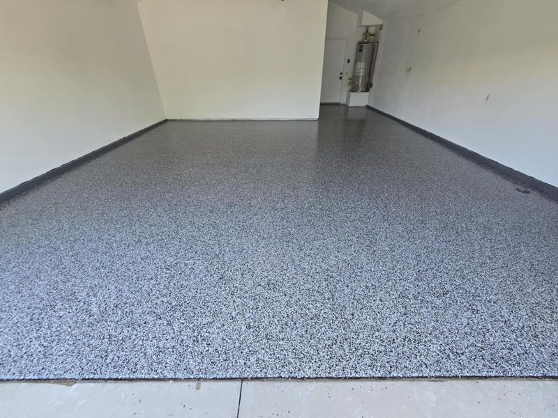 Epoxy garage floor