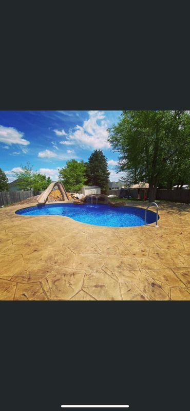 Stamped Concrete Installation