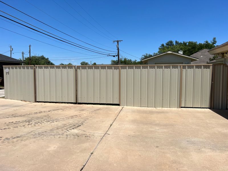 Sheet Metal Fencing