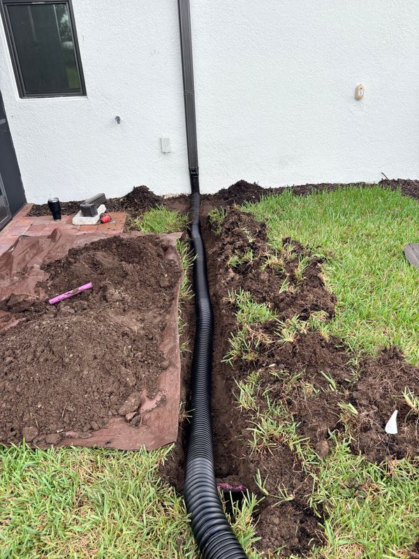 French Drain Installation