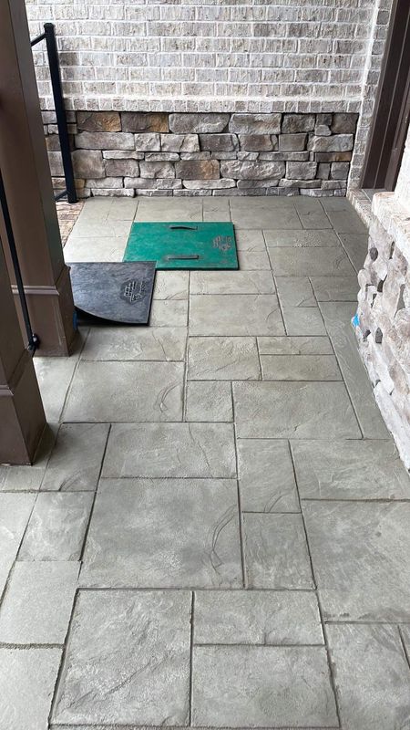 Stamped Concrete Installation