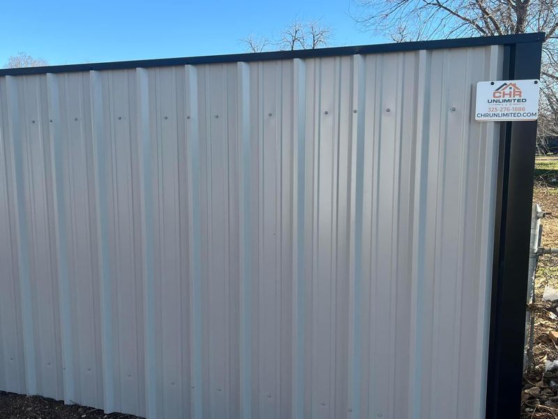 Sheet Metal Fencing