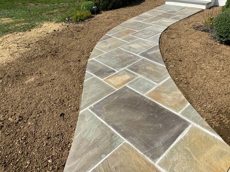 Flagstone/masonry hardscaping