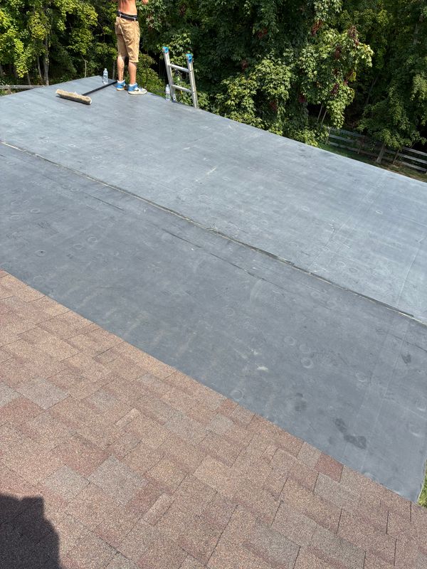 Low slope roofing services