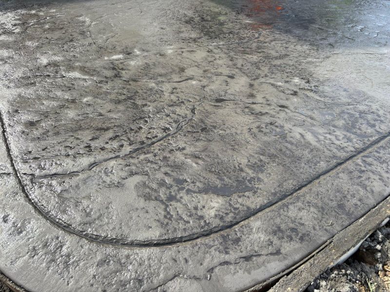Stamped Concrete Installation