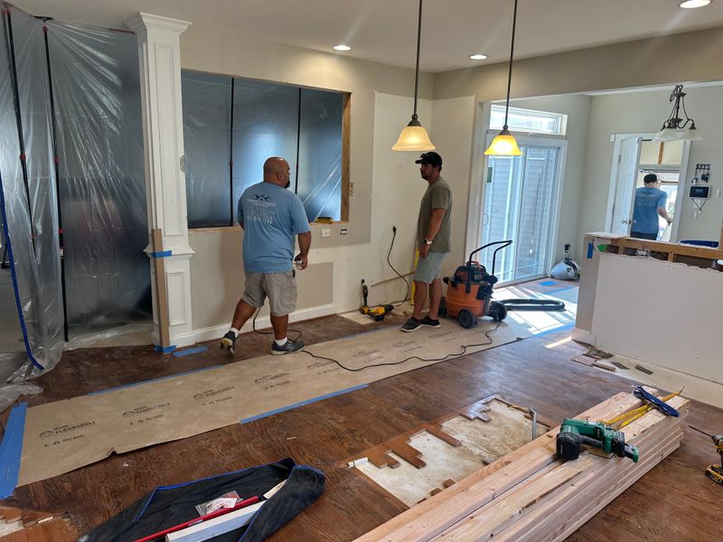 Parkside - deck & kitchen